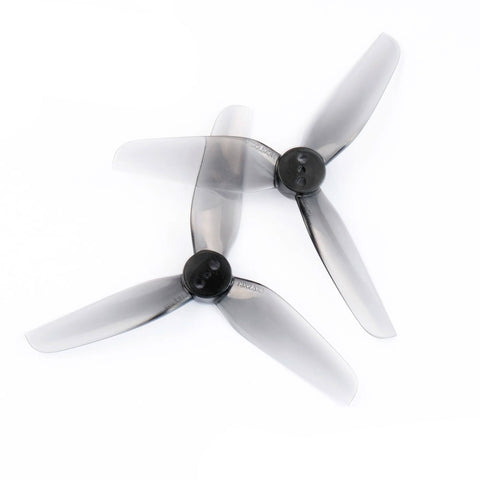 HQProp T3X2.5X3 3025 3 Inch 3-Blade Propeller Set (2x CW / 2x CCW) Gray Poly Carbonate