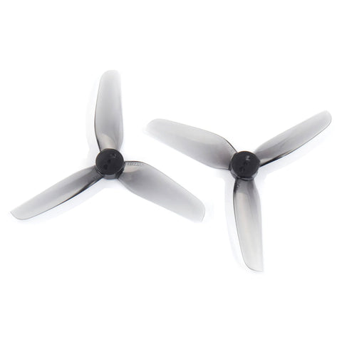 HQProp T3X2.5X3 3025 3 Inch 3-Blade Propeller Set (2x CW / 2x CCW) Gray Poly Carbonate