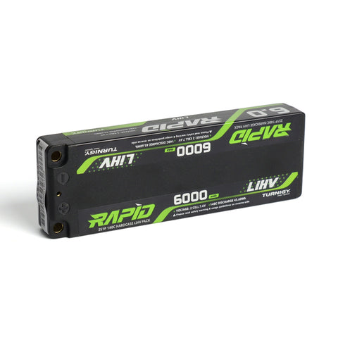 Turnigy Rapid LiHV 6000mAh 2S 140C 7.6V Hardcase LiPo Battery Pack w/ XT60 Connector