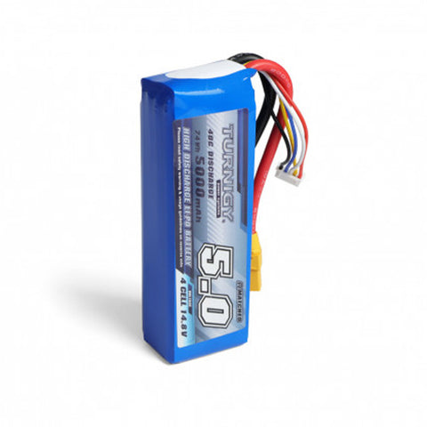 Turnigy 5000mAh 4S 40C 14.8V Lipo Battery Pack w/ XT90
