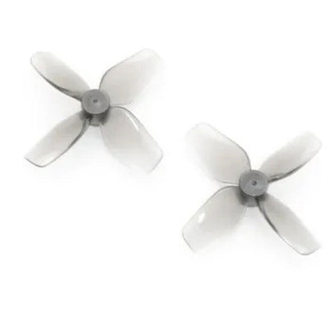 HQProp 40MMX4 40mm 1.5mm Shaft 4-Blade Propeller Set (2x CW / 2x CCW) Gray Polycarbonate