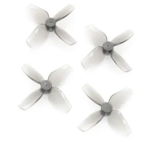 HQProp 40MMX4 40mm 1mm Shaft 4-Blade Propeller Set (2x CW / 2x CCW) Gray Polycarbonate