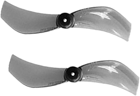 Gemfan 1610 40MM 2-Blade Propeller (4 Pairs) - 1.5mm Shaft - Clear Black