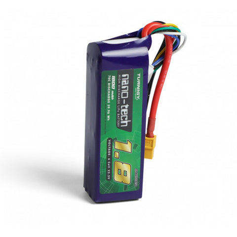 Turnigy Nano-Tech 1800mAh 6S 70C 22.2V Lipo Battery Pack w/ XT60