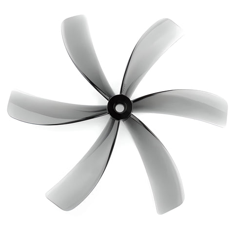 HQProp 5x4x6 5 Inch 6-Blade Propeller Set (2x CW / 2x CCW) Gray Polycarbonate