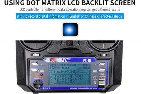 Flysky FS-i6 2.4GHz Remote Controller Transmitter with Receiver Mode 2