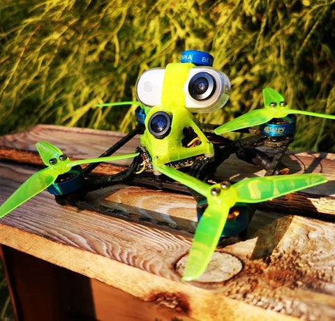 HQProp T3X1.8X3 3 Inch 3-Blade T-Mount Propeller Set (2x CW / 2x CCW) Polycarbonate