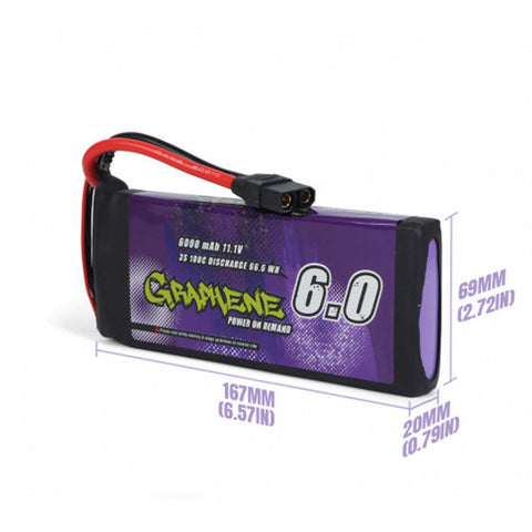 Turnigy Graphene Panther 6000mAh 3S 80C 11.1V Lipo Battery Pack w/ XT90