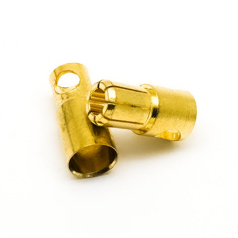 20pcs 6mm Bullet Connector Banana Plug 150A Rated (10x Male / 10x Female)