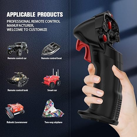 HotRC DS-4A 2.4G 4 Channel Single Hand RC Radio Transmitter with 4Ch Receiver