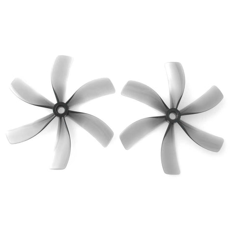HQProp 85MMX6 Duct 6-Blade QSL Propeller Set (2xCW/2xCCW) Gray Polycarbonate