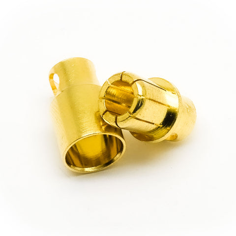 20pcs 8mm Bullet Connector Banana Plug 300A Rated (10x Male / 10x Female)