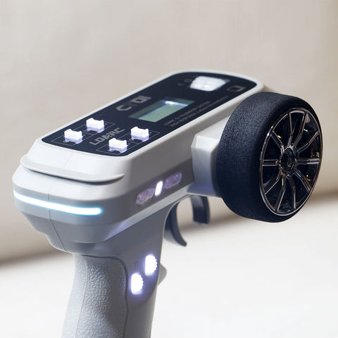 LANRC CT01 8Ch Transmitter for Car Tank Boat with LCD Screen and Telemetry (Includes CR1800 Receiver)