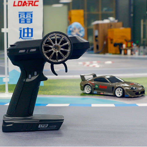 LANRC CT01 8Ch Transmitter for Car Tank Boat with LCD Screen and Telemetry (Includes CR1800 Receiver)