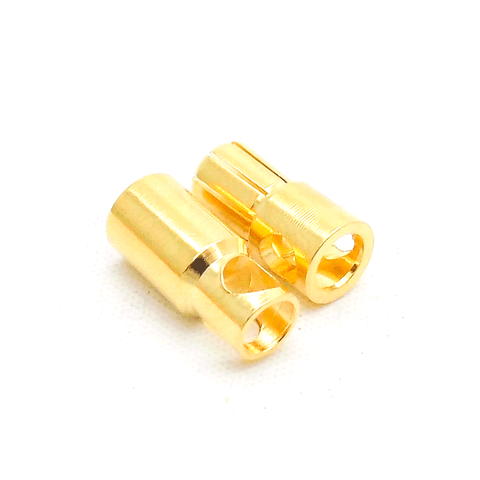 10pcs 6mm Bullet Connectors / Banana Plug 150A Rated (5x Male / 5x Female)