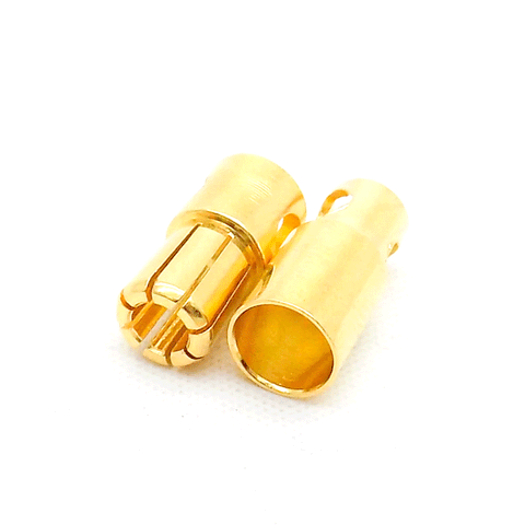 10pcs 6mm Bullet Connectors / Banana Plug 150A Rated (5x Male / 5x Female)
