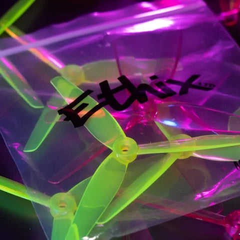 HQProp 5.1X3.5X3 5.1 Inch 3-Blade Propeller Set (2x CW / 2x CCW) Berry Colors