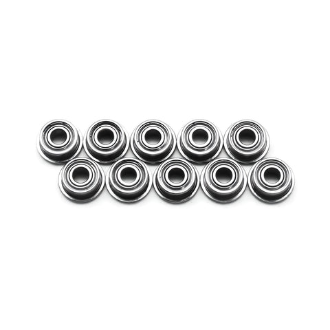 10pcs F682ZZ Flange Ball Bearings Stainless Steel Precision Shielded Bearings