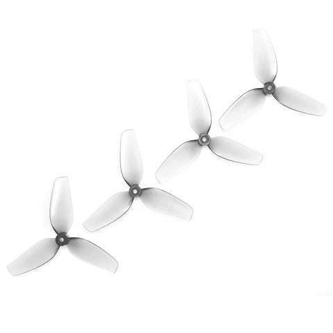 HQProp 45MMX3 45mm 3-Blade 1.5mm Shaft Propeller Set (2xCW / 2xCCW) Gray Polycarbonate