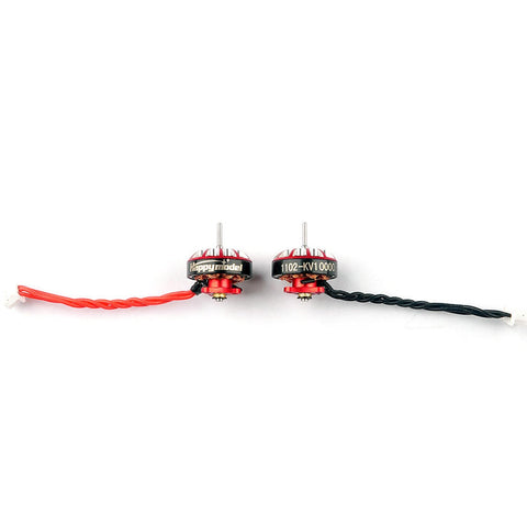 4pcs Happymodel EX1102 Brushless Motors 2-3S 1.5mm Shaft (8500KV / 9000KV / 10000KV / 13500KV / 19000KV)