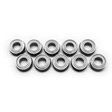 10pcs MF126ZZ Flange Ball Bearings Stainless Steel Precision Shielded Bearings