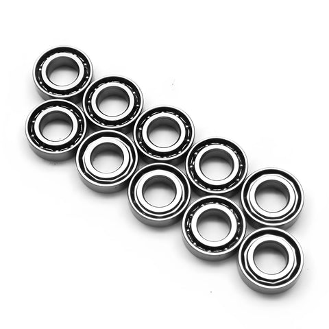 10pcs MR105 Unshielded Ball Bearings Stainless Steel Precision Bearings