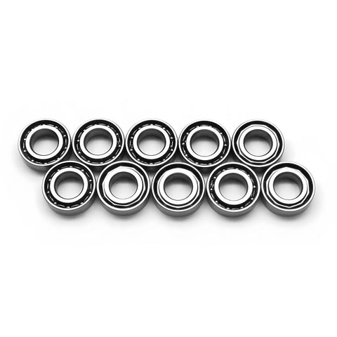 10pcs MR105 Unshielded Ball Bearings Stainless Steel Precision Bearings