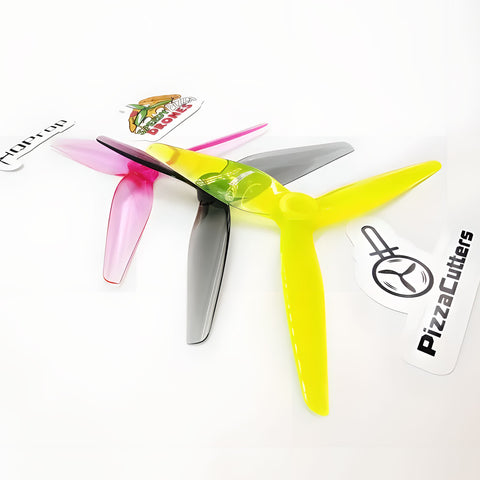 HQProp 5x3.7x3 5037 5" 3-Blade Propeller Set (2x CW / 2x CCW) Color Options