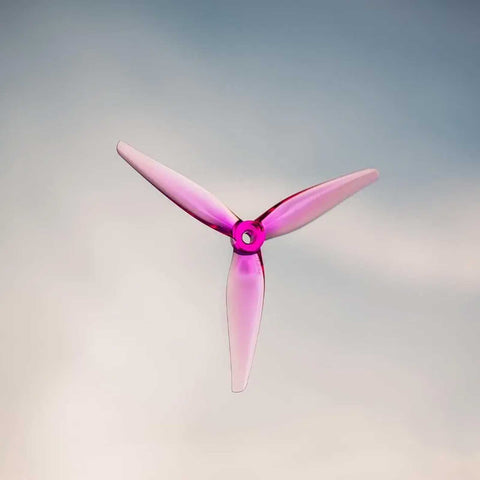 HQProp 5.1X3.7 R37 5.1 Inch 3-Blade Propeller Set (2xCW / 2xCCW) Color Options