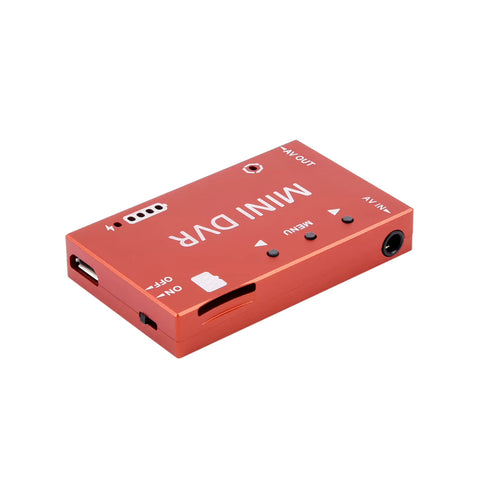 FPV Mini DVR Video Audio Recorder FPV Recorder MicroSD DVR (Orange Case)