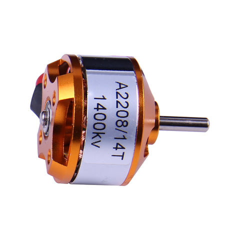 4pcs A2208 2208 Brushless Motors 2-3S Outrunner Motors 1100KV 1400KV 1800KV 2600KV
