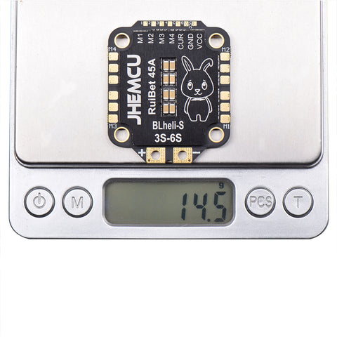 JHEMCU Ruibet 45A 4-in-1 ESC BLHELI_S Dshot600 3-6S 30.5x30.5mm