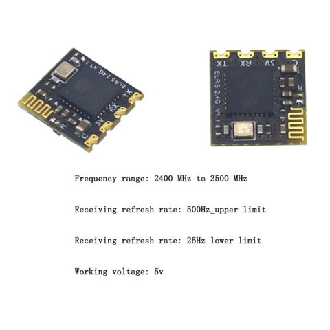 2.4GHz Mini 2 SX1280 RX ELRS Radio Receiver with T Type Antenna