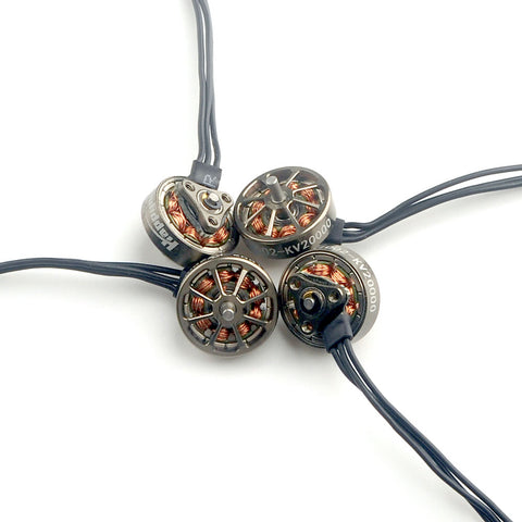 4pcs Happymodel EX1002 1S 1002 1.5mm Shaft Brushless Motor Set 20000KV