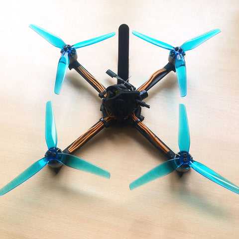 HQProp T5X2X3 5020 5 Inch 3-Blade T-Mount Propellers Set (2x CW / 2x CCW) Poly Carbonate Color Options