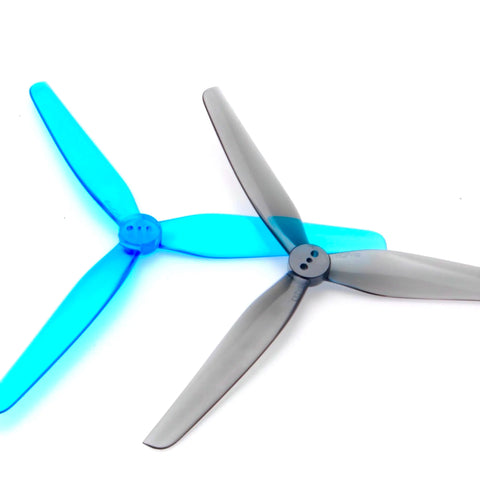HQProp T5X2X3 5020 5 Inch 3-Blade T-Mount Propellers Set (2x CW / 2x CCW) Poly Carbonate Color Options