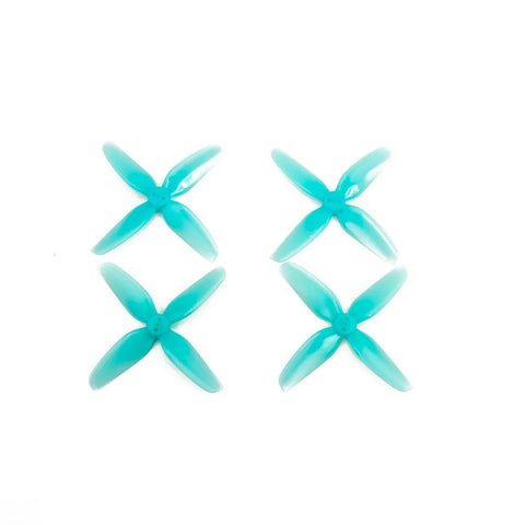 HQProp T3.1X3X4 3.1 Inch 4-Blade T-Mount Propeller Set (2x CW / 2x CCW) Color Options