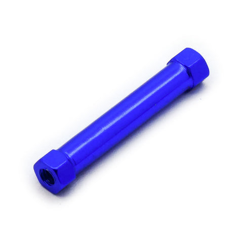 10pcs M3x30mm Hexagonal Base Aluminum Anodized Spacer Standoff (Blue)