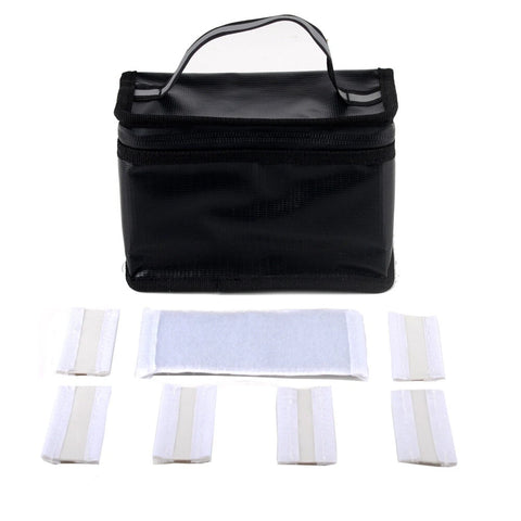 Small Portable Lipo Battery Safety Bag Guard Fireproof Fiberglass 90x115x155mm
