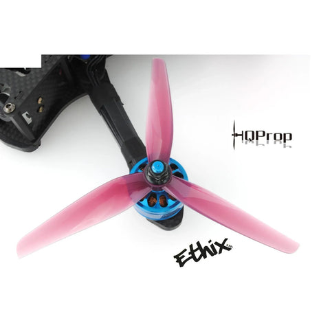 HQProp 5.1x3x3 5.1 Inch 3-Blade Ethix P3B Propeller Set (2x CW / 2x CCW) Peanut Butter Jelly Colors