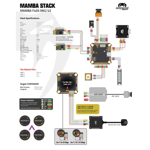 SpeedyFPV XL9 9-Inch 4S Drone Kit XA2212 Motors F405 Flight Controller 45A ESC