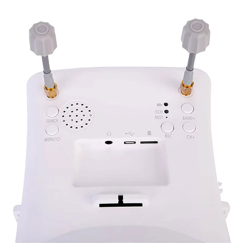 LS-008D 5.8GHz FPV Goggles 4.3" High Resolution Display Diversity Receiver Antennas Carry Case (White)