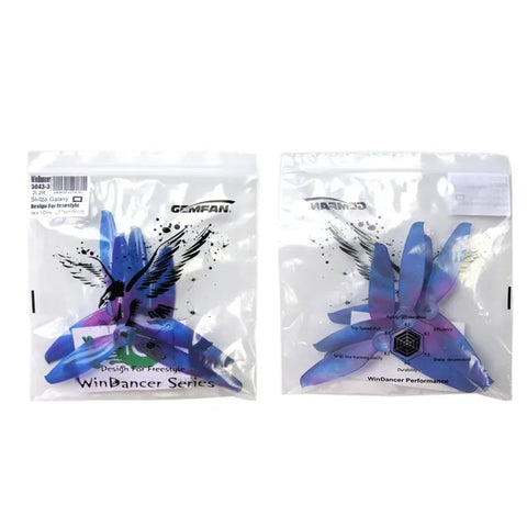Gemfan 5x4.3x3 5043 WinDancer 5 Inch 3-Blade Propeller Set (2x CW / 2x CCW)