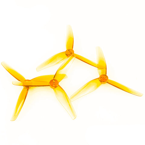 HQProp T3.5X2.5X3 3.5 Inch 3-Blade T-Mount Propeller Set 1.5mm Shaft (2x CW / 2x CCW) Color Options