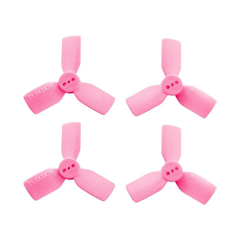 HQProp T1.9X3X3 1.9 Inch 1mm T-Mount 3-Blade Propeller Set (2x CW / 2x CCW) Poly Carbonate
