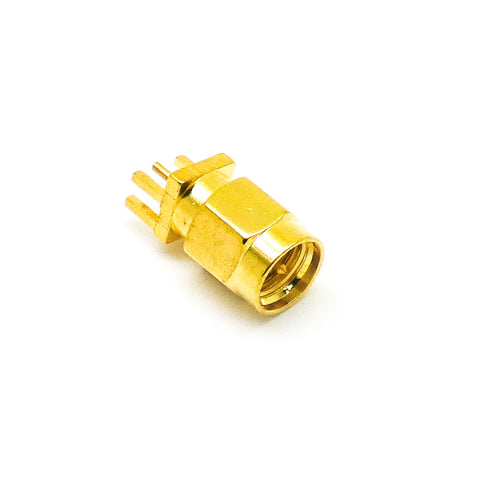 5pcs SMA Male RF Connector for 1.6mm PCB Straight RF Connector Adapter