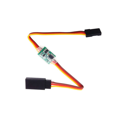 Micro 5A Inline Servo Signal Reverser (3.6V to 24V) with Female and Male Servo Connectors