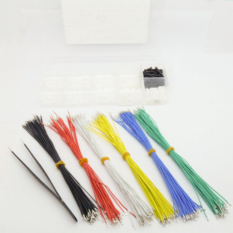 360pcs SH1.25 Cable and Connector Assortment Kit 2P-10P 15cm Leads 6-Color