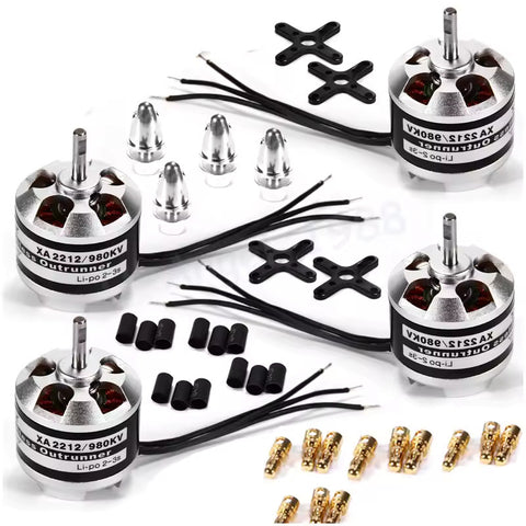 SpeedyFPV XL9 9-Inch 4S Drone Kit XA2212 Motors F405 Flight Controller 45A ESC