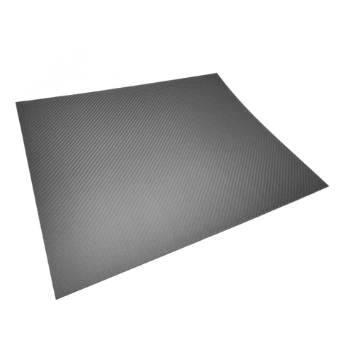500x400x0.3mm 3k Carbon Fiber Veneer Sheet Panel Twill Weave Matte Finish